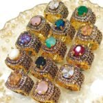Gold Plated Adjustable Zircon Turkish Rings