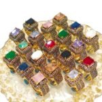Gold Plated Adjustable Zircon Turkish Rings