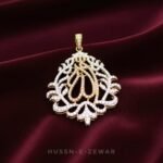 Gold plated Allah naam pendant